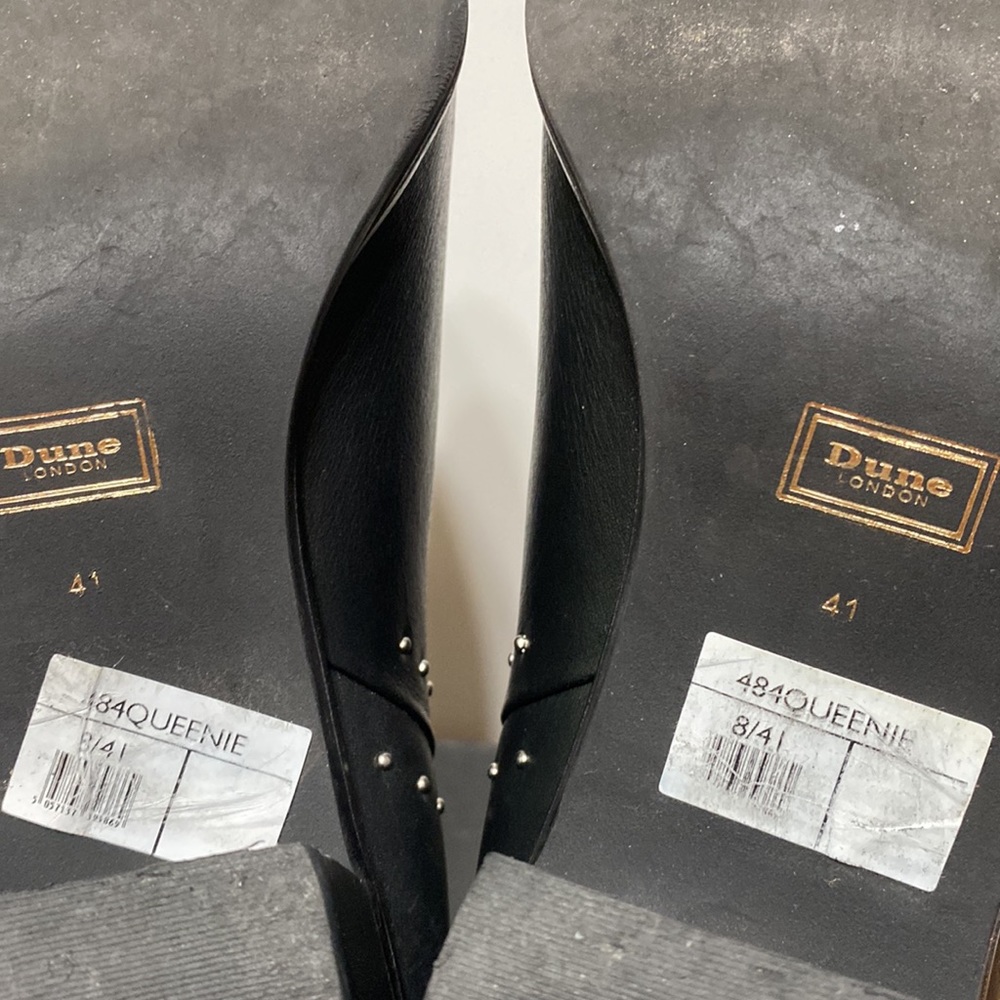 Dune “Queenie” Leather Studded Boots - Picture 10 of 15